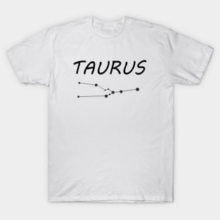 Taurus Zodiac Star Sign T-Shirt